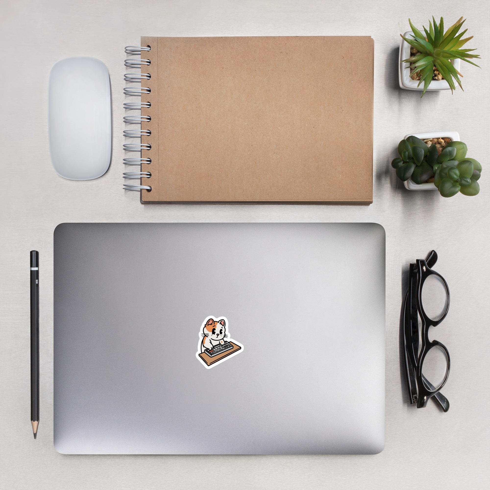 Cat Keyboard Sticker - Image 2