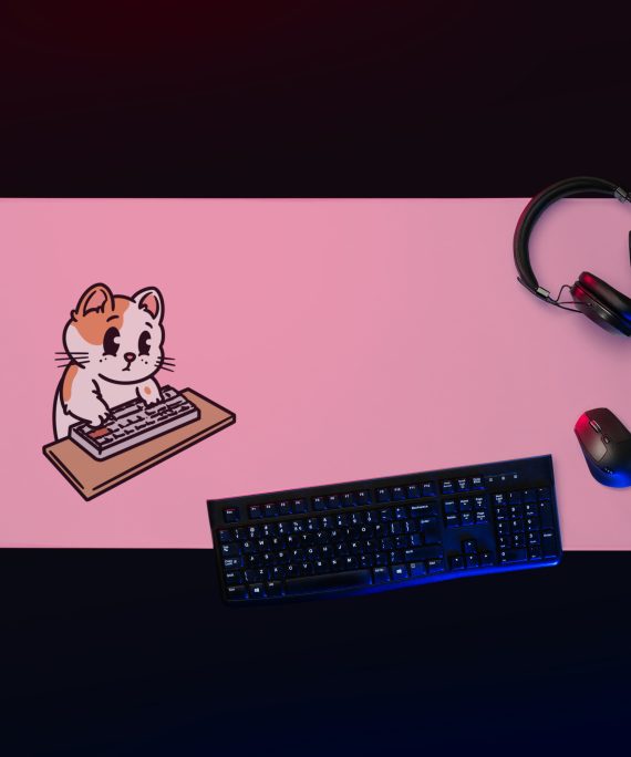 Cute Cat Typing Desk Mat